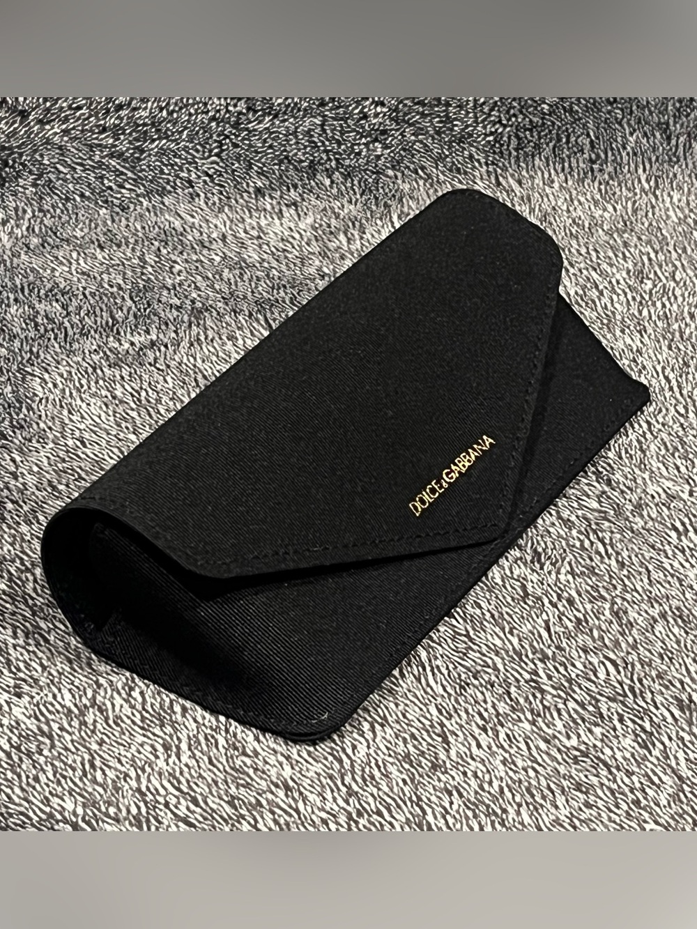 Dolce & Gabbana black Fabric Sunglasses/eyeglasses case ( CASE ONLY)